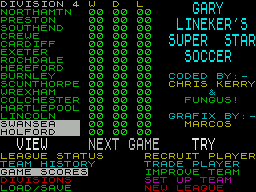Gary Lineker's Super Star Soccer (1987)(Gremlin Graphics Software)